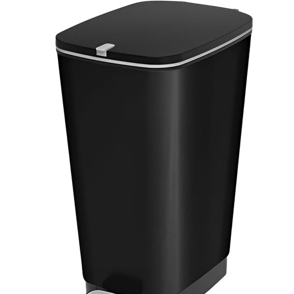 Curver Chic 45L Pedal Bin  - Black